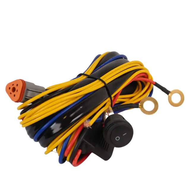 Relê og kabelsett til LEDbar med "plug and play" løsning og 3 polet D