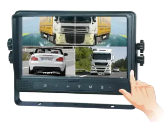 Helproff 9'' skjerm med GPS og opptak og touch skjerm