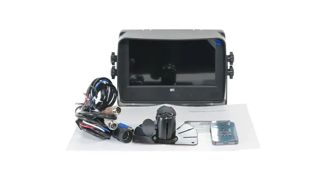 Ryggekamerasett med 7" skjerm - JDD Utstyr