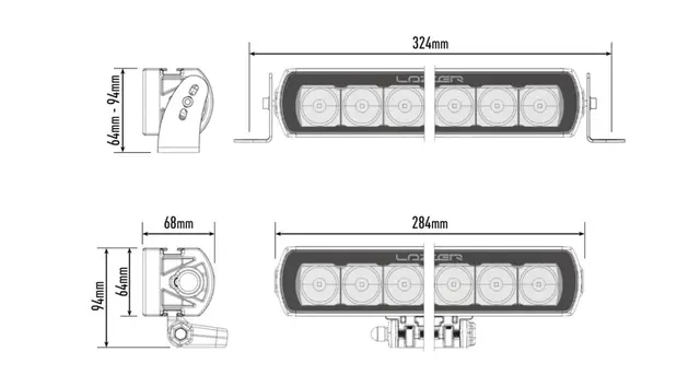 LAZER ST6 Evolution LEDbar - JDD Utstyr