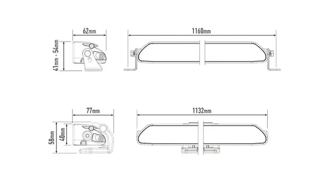 Ekstralys Lazer Linear 42 - LEDbar / 113 cm / 15750lm / Ref.50