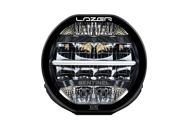 Lazer® Sentinel 7" Elite Black fjernlys Sort. 7 tommer. 10248lm 