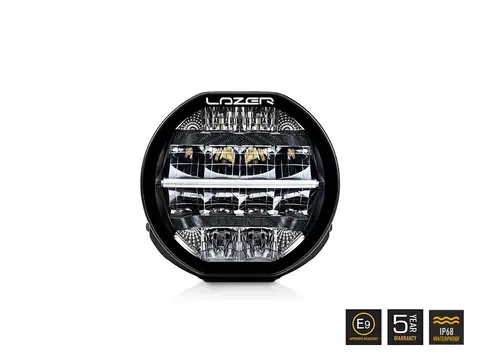 Lazer&#174; Sentinel 7 Black  fjernlys Sort 7&quot; tommer. 5208 Lumen