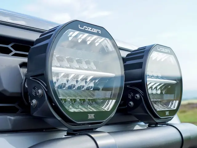 Lazer® Sentinel 9 Elite GEN2 fjernlys Sort. 9 tommer. 15232lm. Parklys 