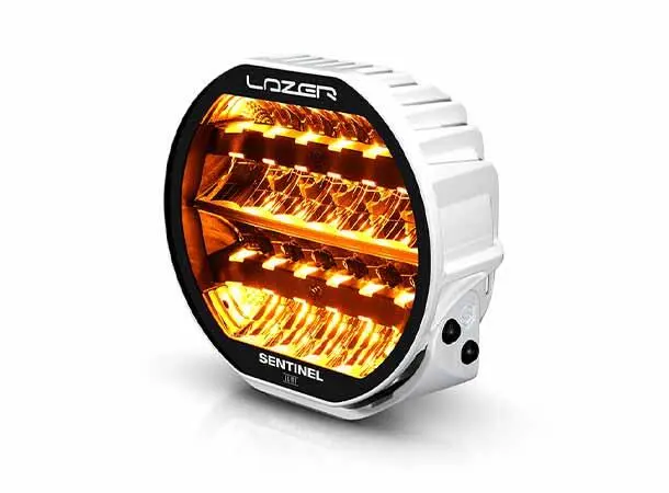 Lazer® Sentinel ELITE Gen2 WHITE 9 Sort. 9 tommer. 15232 Lumen. 