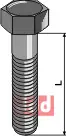 Bolt M10x1,5x100 - 8.8 u. Mutter