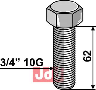 Bolt 3/4'' 10G