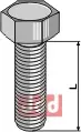 Bolt M10x16 - 8.8 galvanisert