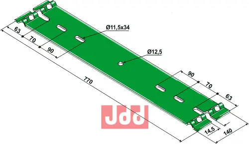 Bladfjær - 700mm - JDD Utstyr