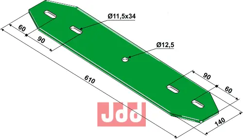 Bladfjær - 610mm - JDD Utstyr