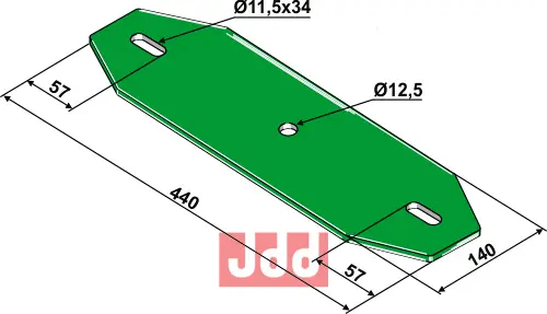 Bladfjær - 440mm - JDD Utstyr