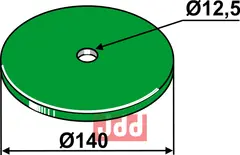 Bladfjærskive - Ø140 Kverneland
