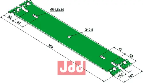 Bladfjær - 580mm - JDD Utstyr