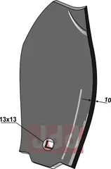 høyre ledeplade Doublet Record (Serie Mega-Dan)/HE-VA