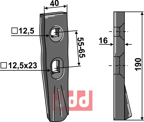 Harvspiss 190x40x16 "CultiPress" - JDD Utstyr