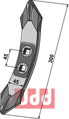 Stubharvespiss 300x45x16mm Alpego