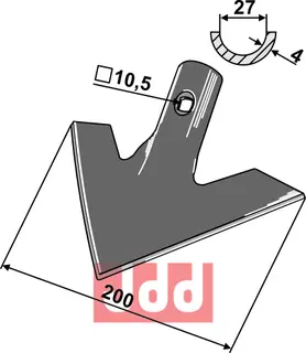 Jointer 200mm 200mm, 42° arbeidsvinkel