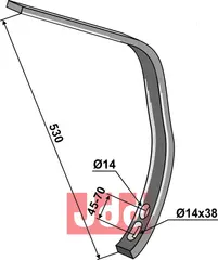 Underdel 50 x 22