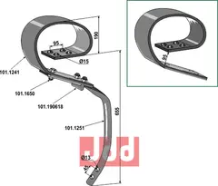 Stubharvetand - 150x12 DAVID system