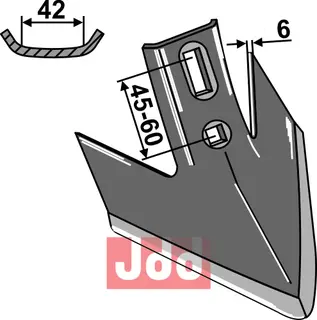 Gåsefot-skjær 180x6 - Turbo Kverneland Kverneland