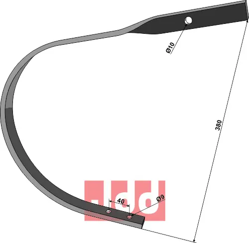 Tand 25x8 - JDD Utstyr