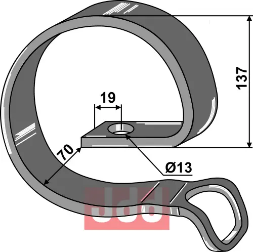 Overdel 60x10 - JDD Utstyr