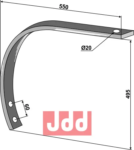 Fjær 55x20 - JDD Utstyr