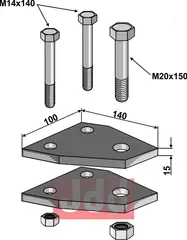 Holder 140x12x100