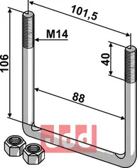 Spændebøjle - M14