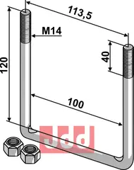 Spændebøjle - M14