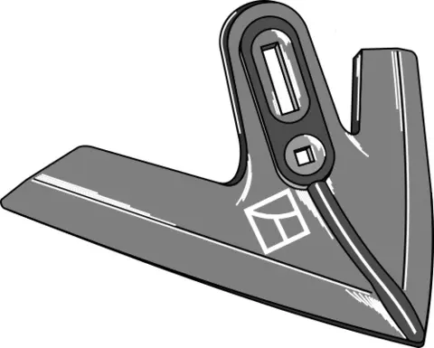 Gåsefotskjær 310 mm 310x10 mm