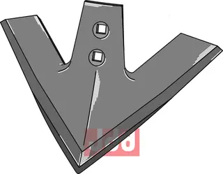 Gåsefot-skjær 310mm til kultivator 310mm arbeidsbredde, 8mm tykkelse