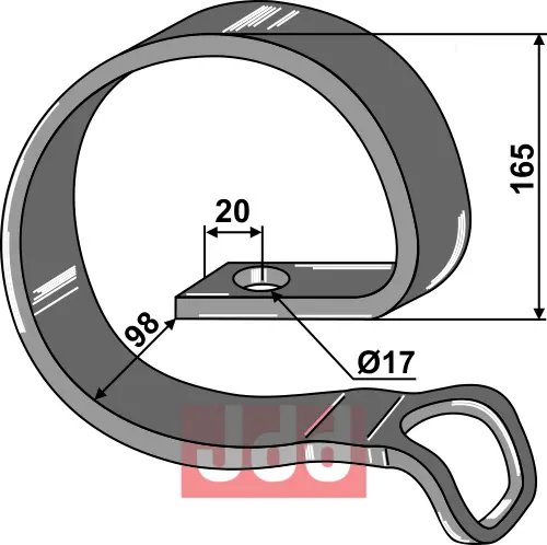 Overdel 80x10 - JDD Utstyr