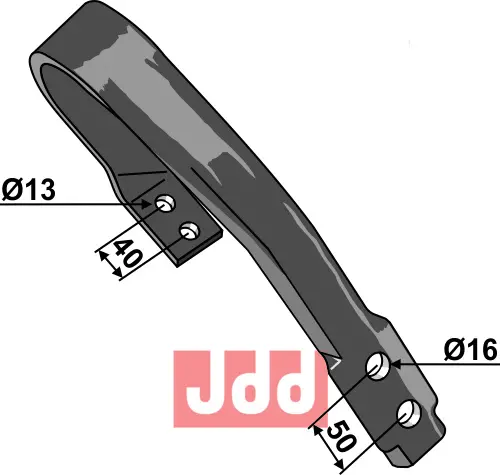 Holder - høyre modell - JDD Utstyr