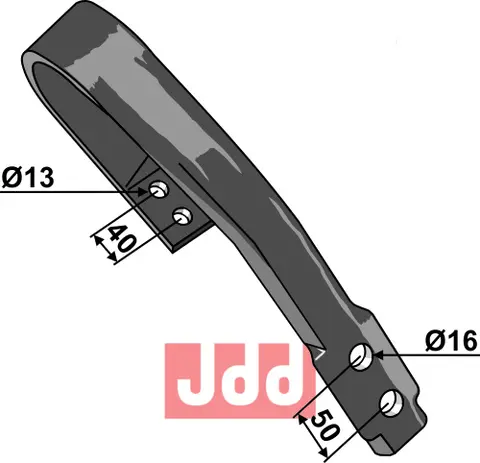 Holdeske venstre modell Materialdimensjoner: 60x10