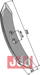 Stubharvespiss MF 290x65x10