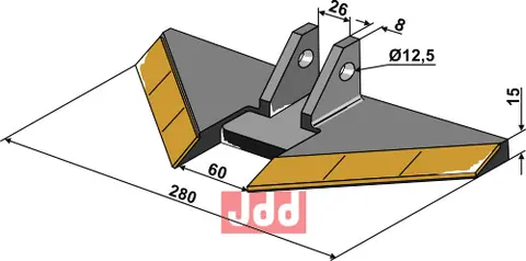 Vingeskjær - WolframCarbid Grégoire Besson