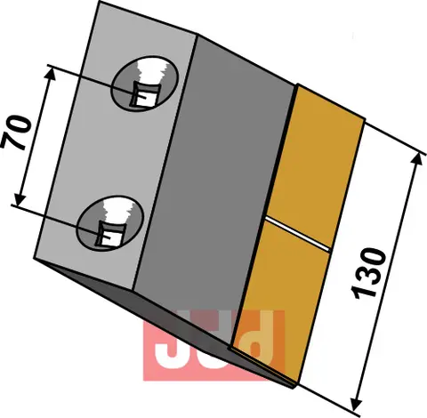 Share - Hard metal - right Bigham, Howard, 130 cm