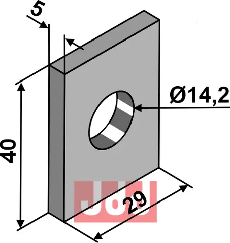 Mellemplade Ø14,2 Maschio / Gaspardo