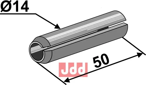 Splitt Ø14x50 - JDD Utstyr