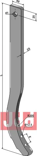 Stubharvetand - 720mm - JDD Utstyr