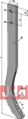 Stubharvetand - 720mm - JDD Utstyr