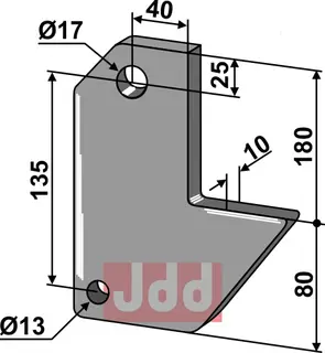 Holder for ramme 100x100