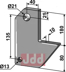 Holder for ramme 100x100