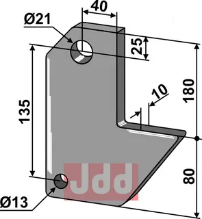 Holder for ramme 100x100