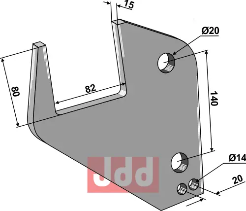 Holder  - 80 - JDD Utstyr