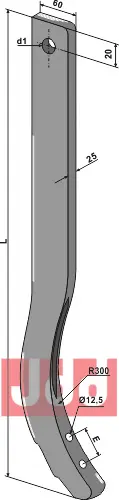 Stubharvetand - 740mm - JDD Utstyr