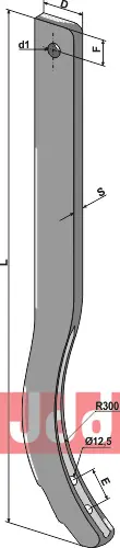 Stubharvetand - 810mm - JDD Utstyr