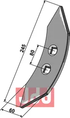 Stubharvespiss BBG 245x60x8 - "Fortschritt"