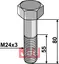 Bolt M24x3x80 - 8.8